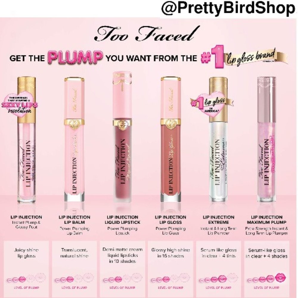 TOO FACED Maximum Plump Lip Injection Plumper Extra Strength pout filler - Picture 7 of 9